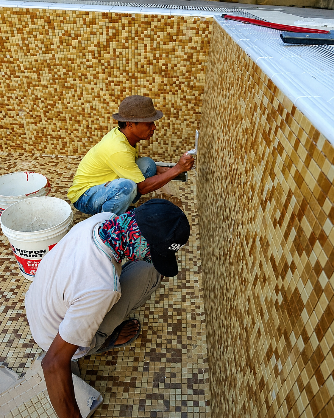 Swimming pool maintenance and refurbishment works