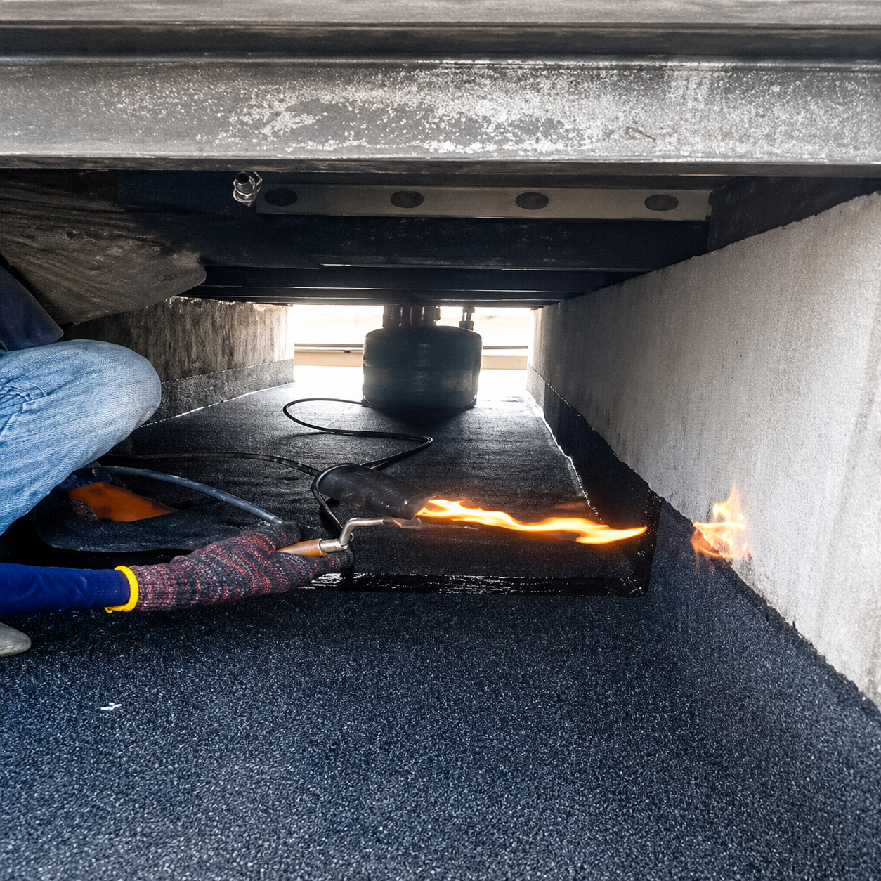 Waterproofing works